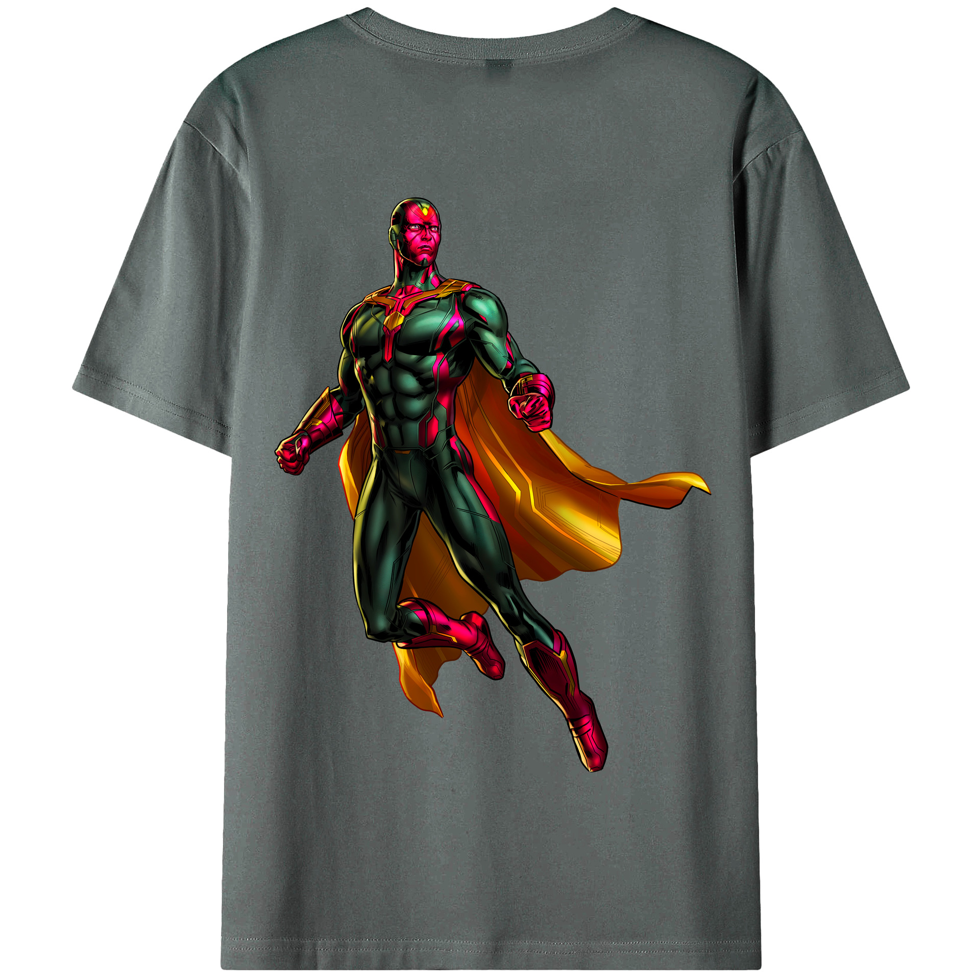 （画像用） アベンジャーズ The Avengers 綿100％半袖Tシャツ（背面プリント）